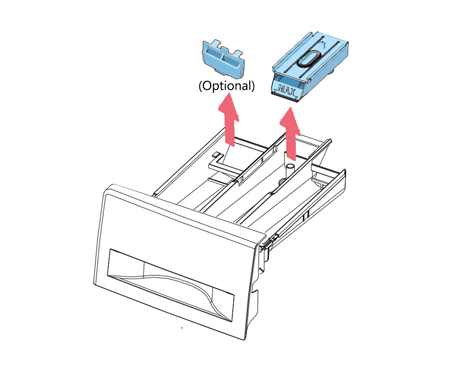 Detergent drawer Drawer recess Cleaning