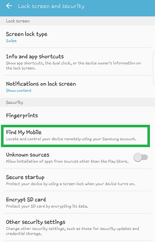 In case of losing my phone, can I find it again? (Find My Mobile)