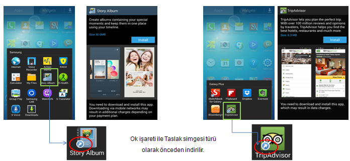 Story Album uygulamasında neden yalnızca yüklemeyle ilgili ekran görüntüleniyor?