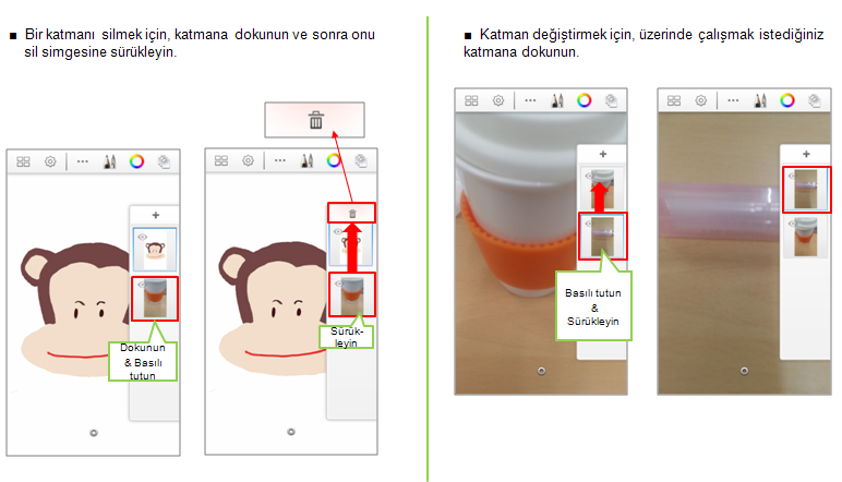 SketchBook katmanları nasıl kullanırım?