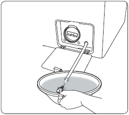 我該如何更換滾筒洗衣機 (WD14F5K5ASG / WD14F5K5ASW) 的棉絮濾網?