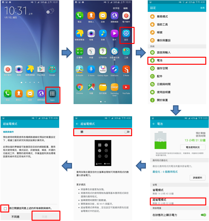 如何檢視 Galaxy Note 5電池使用狀態?如何延長電池使用壽命?