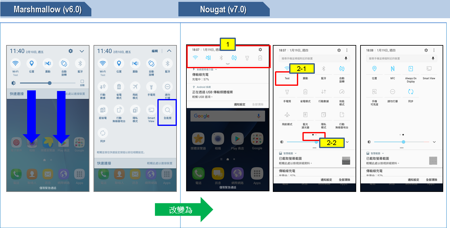 Android 7.0 與 6.0 有哪些主要差異呢?
