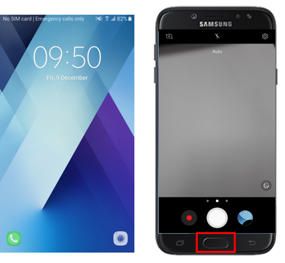 Galaxy J7 Pro 2017 如何快速啟動相機?