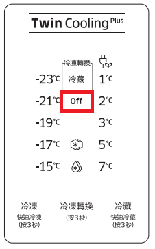 RT43 雙循環雙門系列冰箱 如何設定智慧轉換功能?