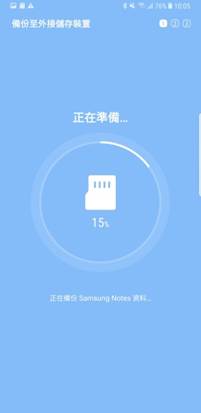 如何將手機內的資料備份至外部儲存空間?