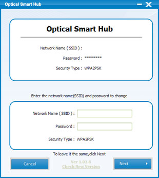 Optical Smart Hub - налаштування підключення приводу по Wi-Fi