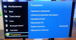 Виведення інформації про цифровий сигнал телебачення на екран телевізора серії F.