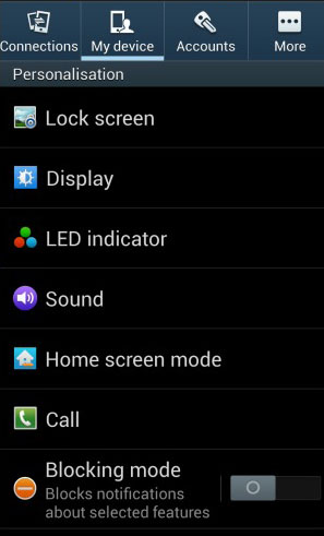Saving Energy Tips for my Samsung Android mobile