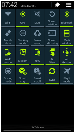 Saving Energy Tips for my Samsung Android mobile
