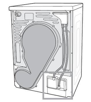 How to drain the water without using the water tank on my Samsung Heat Pump Tumble Dryer?