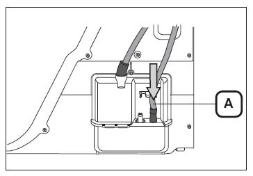 How to drain the water without using the water tank on my Samsung Heat Pump Tumble Dryer?
