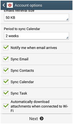 How to setup up a Microsoft Exchange ActiveSync account