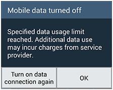 How do I monitor data usage on my Samsung Galaxy Note3?