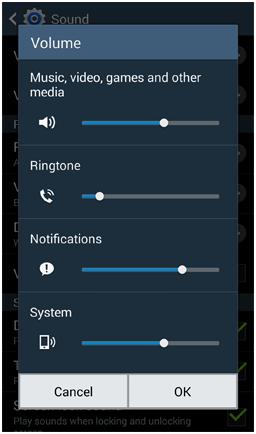 What are the different sounds and notifications on my Samsung Galaxy Note3?