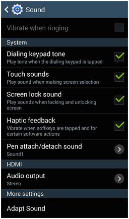 What are the different sounds and notifications on my Samsung Galaxy Note3?