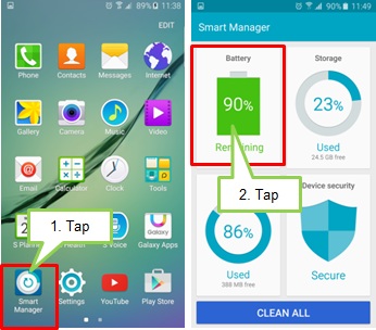 How to use the smart manager application
