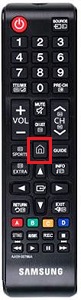 Натиснете бутонът Home на дистанционното управление