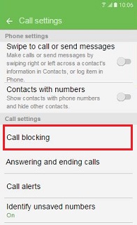 Call blocking