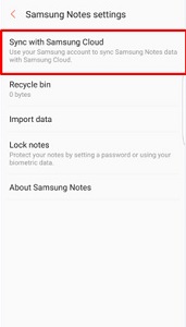 How Do I restore Samsung Notes from an old device to a new device using  Samsung Cloud?