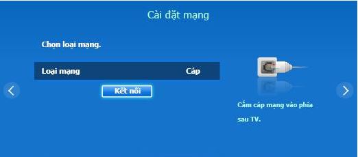 Làm thế nào để thiết lập cấu hình IP cho TV để thiết bị có thể kết nối mạng?