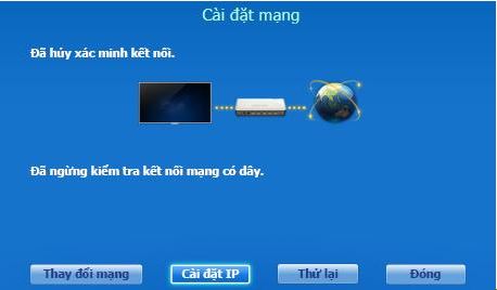 Làm thế nào để thiết lập cấu hình IP cho TV để thiết bị có thể kết nối mạng?