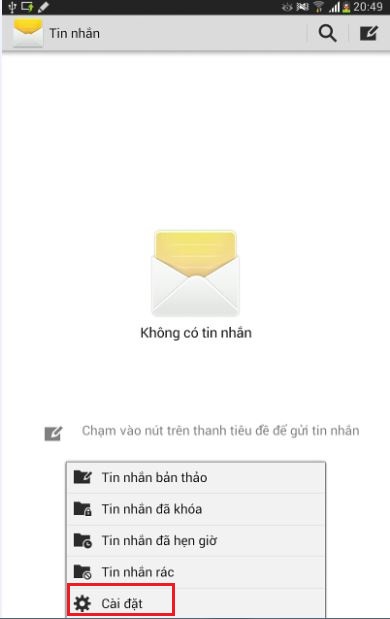 Cách để cài đặt “Tin nhắn báo cáo” trên Note 8 để biết chắc người nhận đã nhận tin?