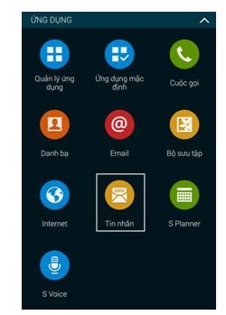 Làm thế nào để thay đổi hình nền trong màn hình tin nhắn máy Galaxy S5?