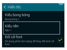 Làm thế nào để thay đổi hình nền trong màn hình tin nhắn máy Galaxy S5?