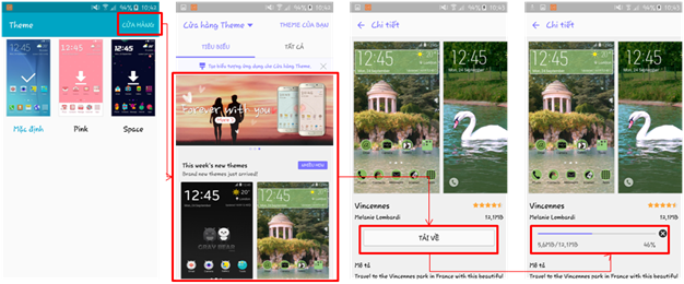 Làm thế nào để thay đổi Theme trên máy Galaxy J7?