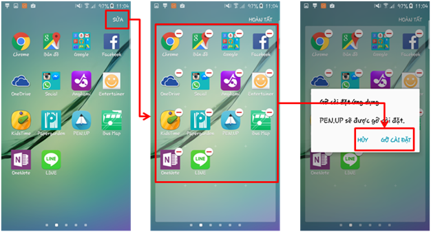 Làm thế nào để gỡ bỏ các ứng dụng đã tải về trên máy Galaxy J7?