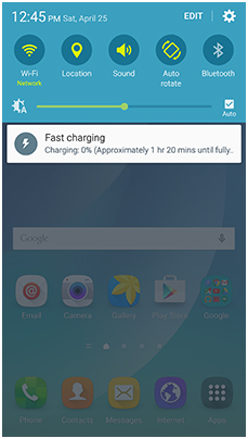 Làm thế nào để sạc nhanh Galaxy A5 (2016)?
