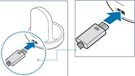 Làm thế nào để sạc pin cho Gear S2?