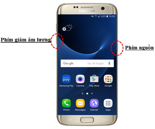 Làm thế nào để khởi động lại Galaxy S7 edge nếu thiết bị treo hoặc đứng máy?