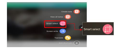 Làm sao chụp hình ảnh hiển thị trong video bằng Smart Select trên Galaxy Tab S3