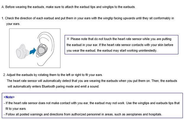 How do I wear the earbuds?