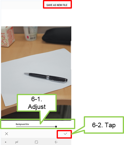 Galaxy Note8: How do I take portraits using Live focus feature?