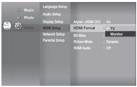 كيفية إعداد خيارات HDMI