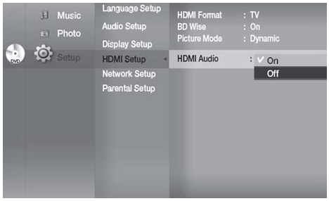 كيفية إعداد خيارات HDMI