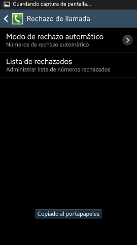 Cómo bloquear llamadas entrantes en un Galaxy S4. (GT-I9500)