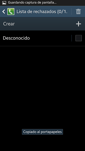 Cómo bloquear llamadas entrantes en un Galaxy S4. (GT-I9500)
