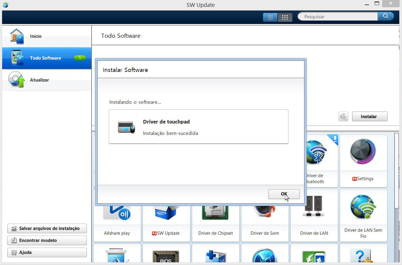 Driver: Como atualizar um driver pelo SW Update.