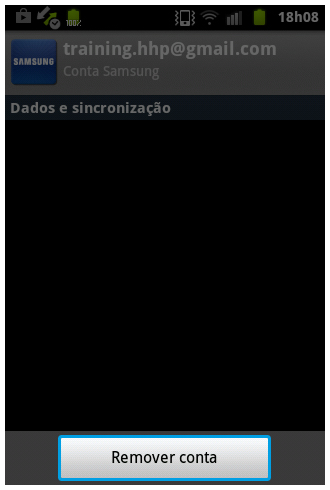 Android 2.3.6: Como remover uma conta cadastrada em seu aparelho?