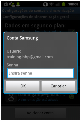Android 2.3.6: Como remover uma conta cadastrada em seu aparelho?
