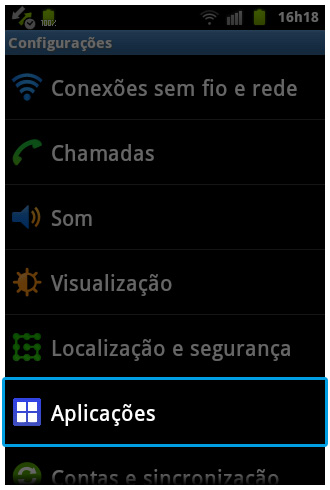 Android 2.3.6: Como limpar dados e excluir aplicativos?