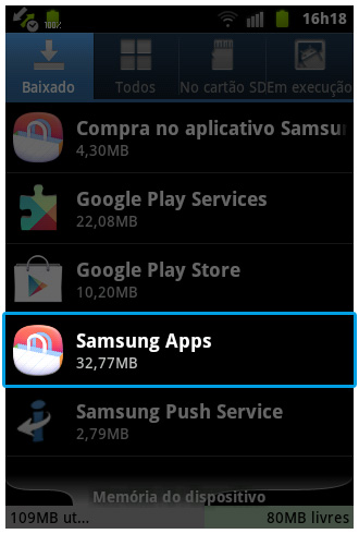 Android 2.3.6: Como limpar dados e excluir aplicativos?