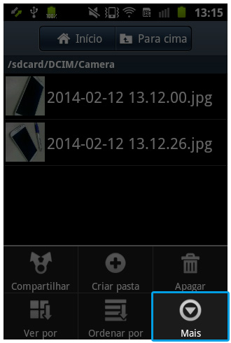 Android 2.3.6: Como mover arquivos para o Cartão de Memória?