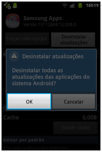 Android 2.3.6: Como limpar dados e excluir aplicativos?