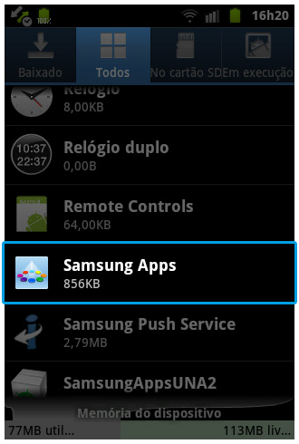 Android 2.3.6: Como limpar dados e excluir aplicativos?