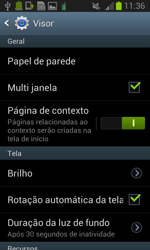 Android 4.0/Android 4.1: Como ativar a rotação de tela?